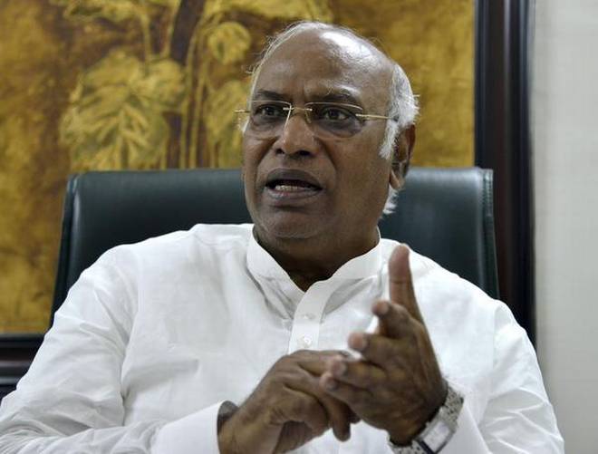 Senior Congress leader Mallikarjun Kharge