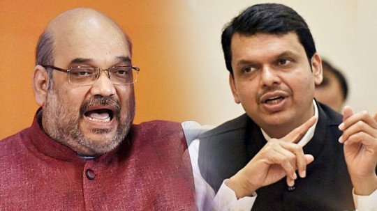 Devendra Fadnavis and Home Minister Amit Shah