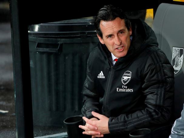 Arsenal manager Unai Emery