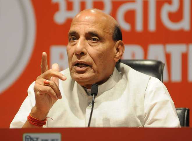 Union Defence Minister Rajnath Singh