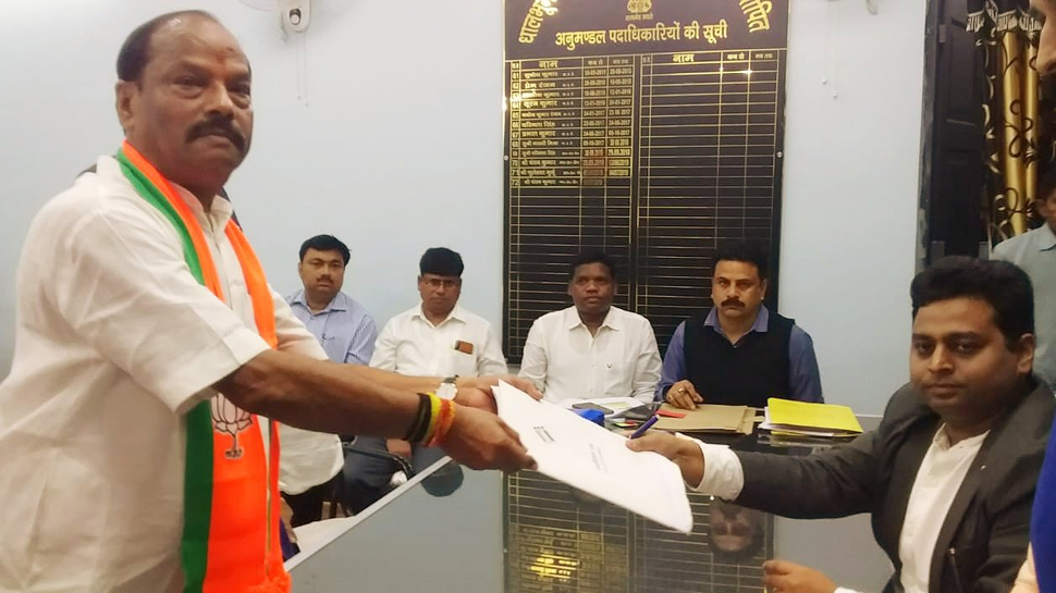 Jharkhand Chief Minister Raghubar Das files