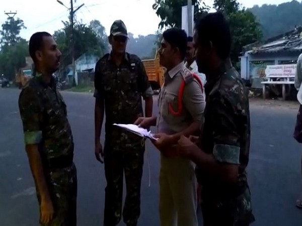 Tadepalli police near the KL Rao colony where they seized 2kg cannabis on Wednesday in Guntur in Andhra Pradesh