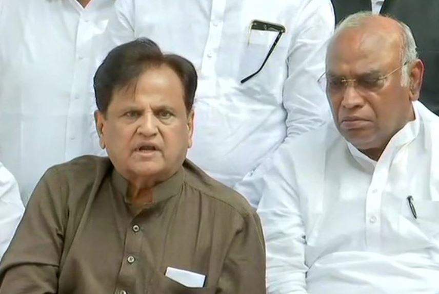 Ahmed Patel and Mallikarjun Kharge