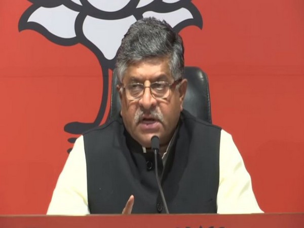 Union Minister Ravi Shankar Prasad