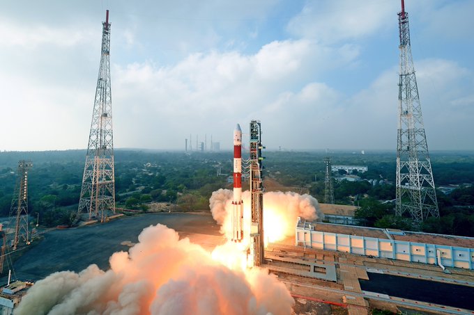 ISRO on Wednesday launched PSLV-C47 carrying Cartosat-3 and 13 nanosatellites from Sriharikota