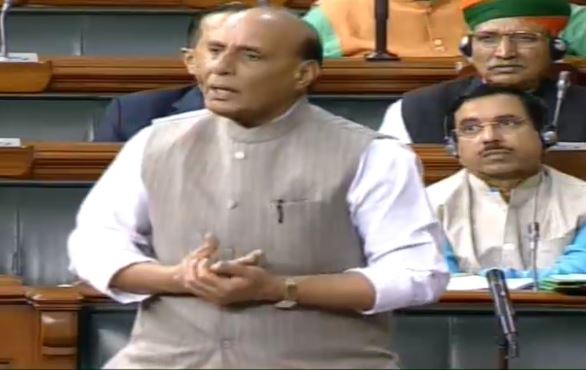 Defence Minister Rajnath Singh