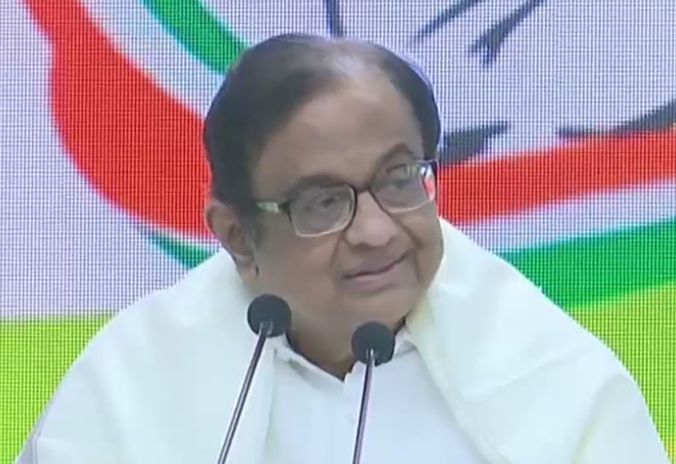 Congress leader P Chidambaram