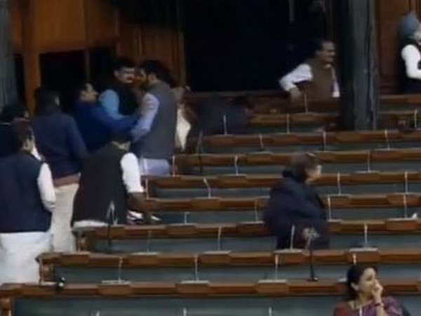 Congress MPs staged walkout from the Lok Sabha on Friday