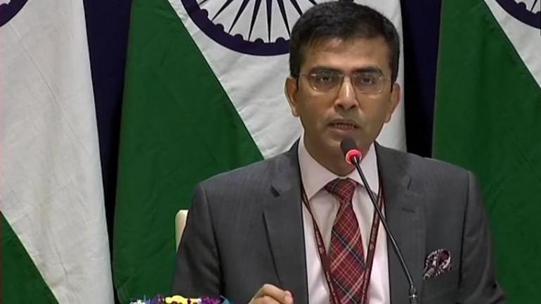 Ministry of External Affairs' spokesperson Raveesh Kumar