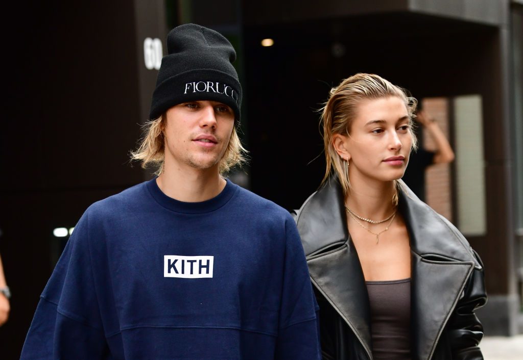 Justin Bieber and  Hailey Bieber