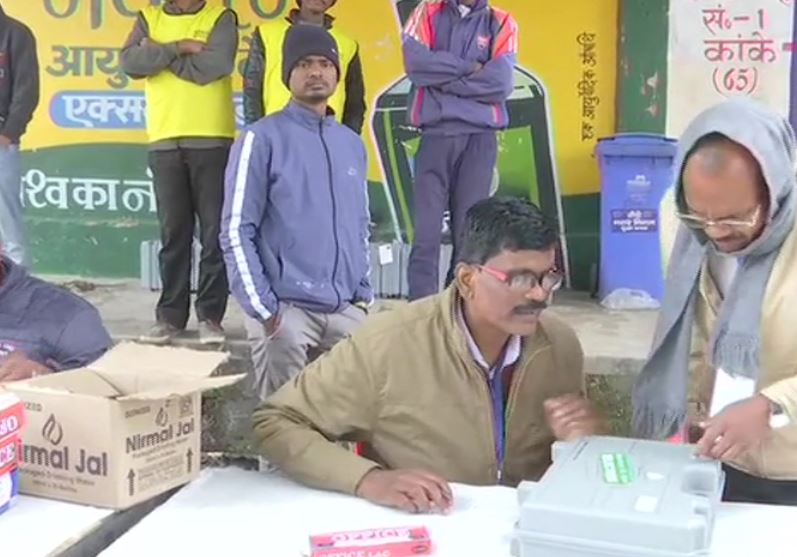 Counting centre in Ranchi