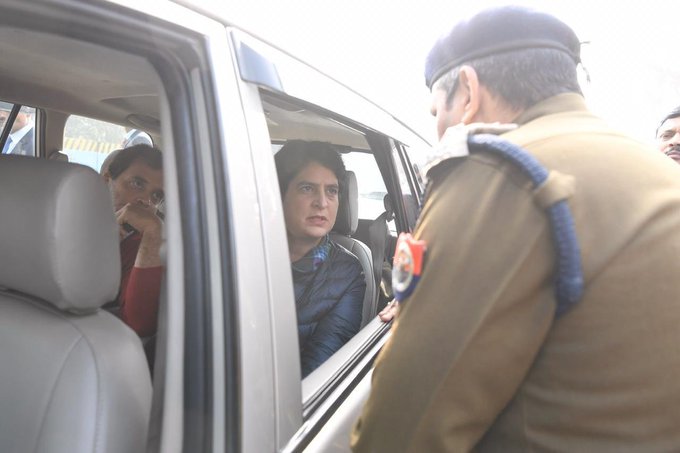 Congress leaders Rahul and Priyanka Gandhi Vadra in UP