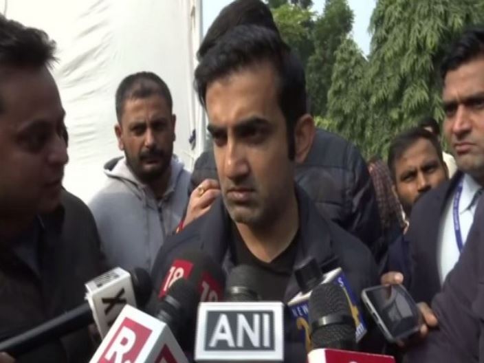 Former cricketer and BJP lawmaker Gautam Gambhir