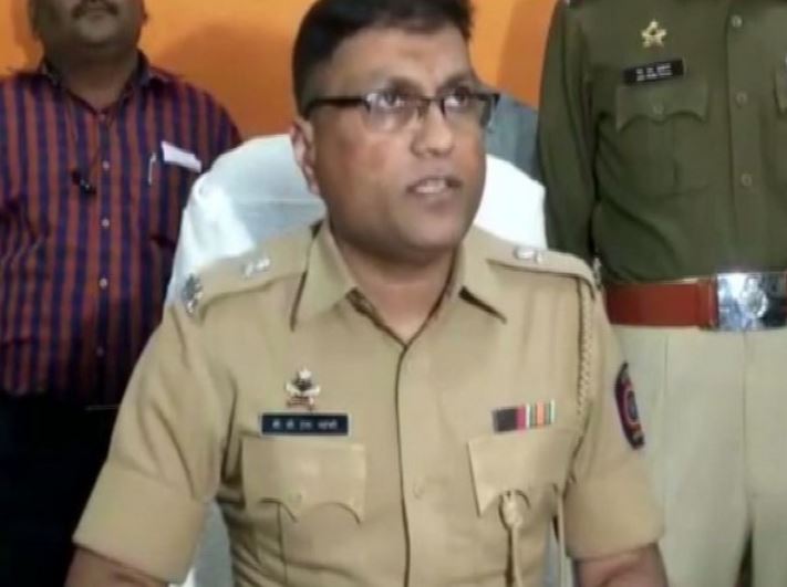 Deputy Commissioner of Police Zone 12 Mumbai, DS Swami speaking to reporters in Mumbai