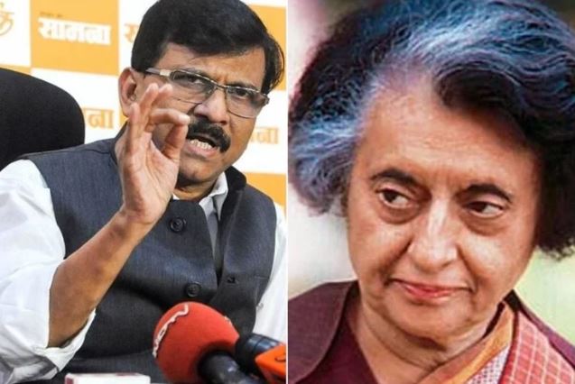 Sanjay Raut and Indira Gandhi