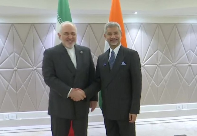 Iran Foreign Minister Javad Zarif met EAM S Jaishankar