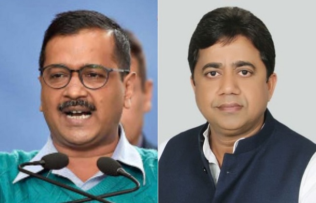 Arvind Kejriwal and Sunil Yadav