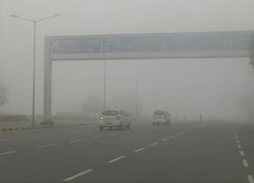 Delhi covered with fog