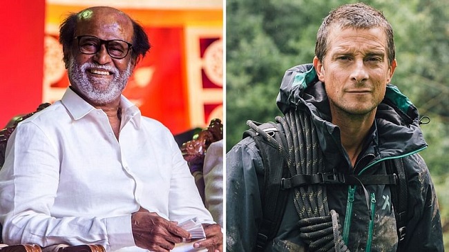 Rajinikanth and Bear Grylls