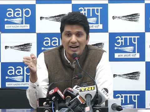 AAP spokesperson Saurabh Bhardwaj