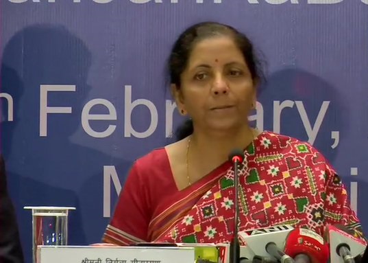 Finance Minister Nirmala Sitharaman