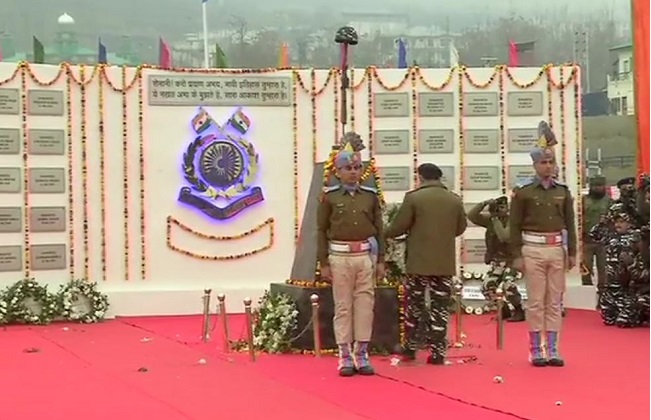 CRPF pays tribute to 40 jawans