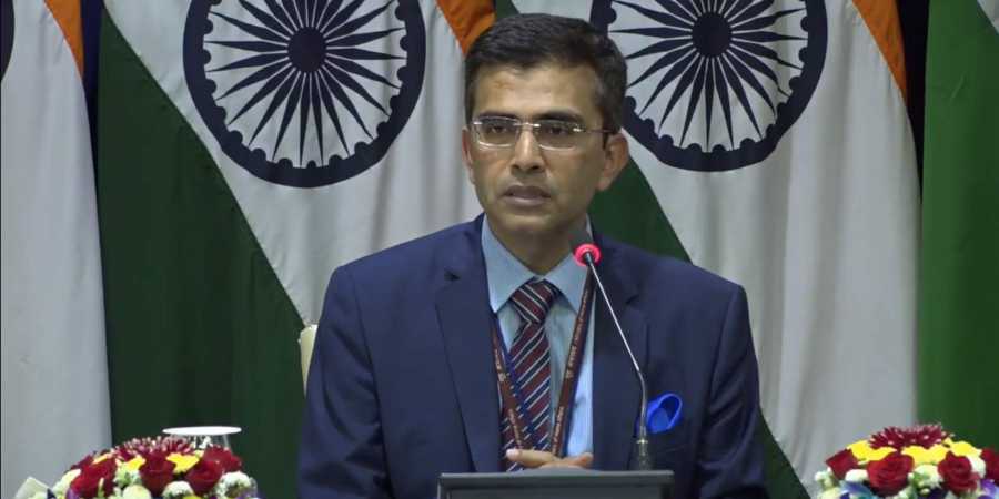 MEA spokesperson Raveesh Kumar