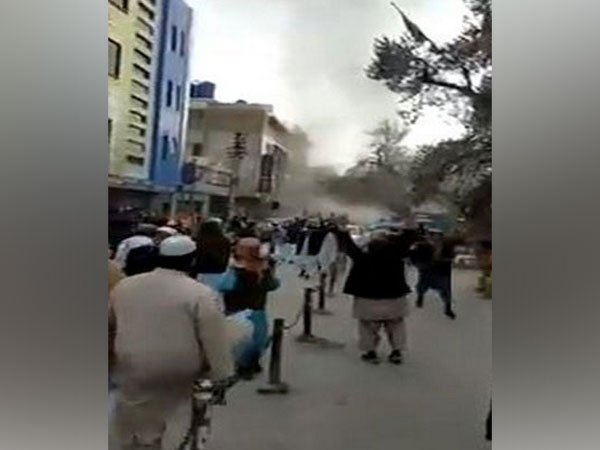 Still from a video of the attack by Balochistan Liberation Tigers on Pak Army camp