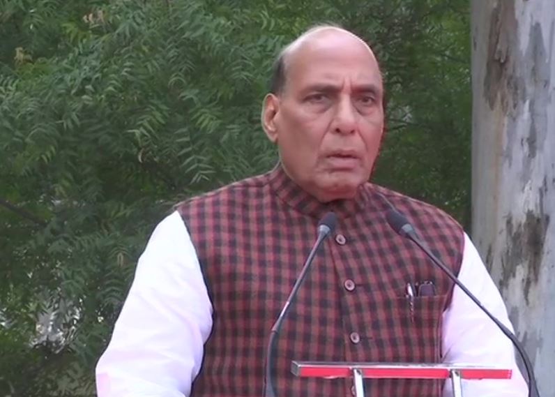 Defence Minister Rajnath Singh laid the foundation stone for Thal Sena Bhawan in Delhi