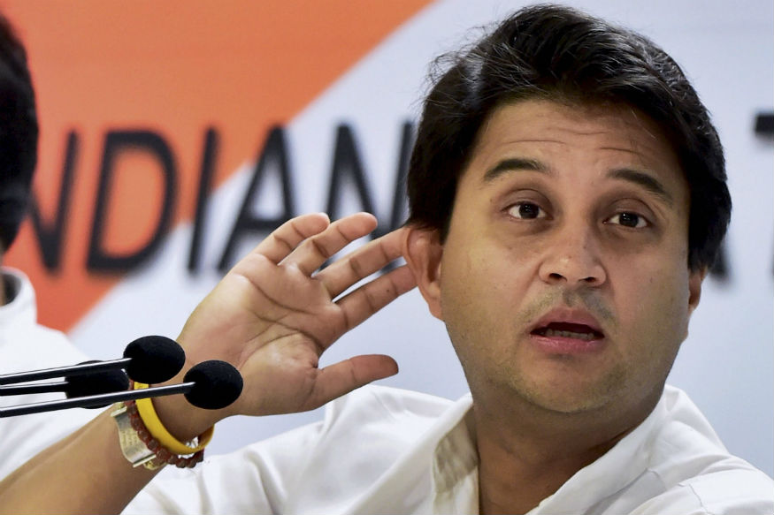 Congress leader Jyotiraditya Scindia