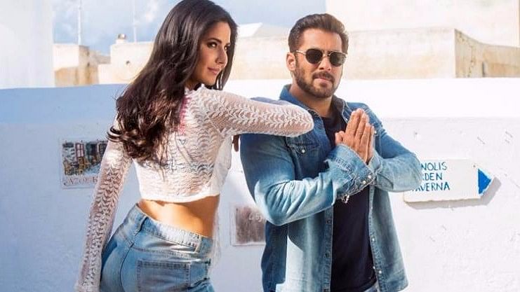 Salman Khan and Katrina Kaif in swag se swagat