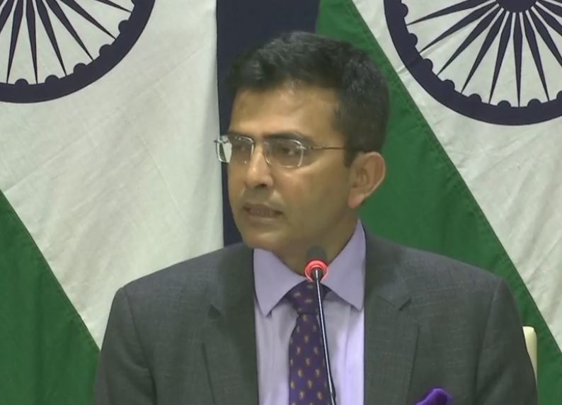 External Affairs Ministry spokesperson Raveesh Kumar