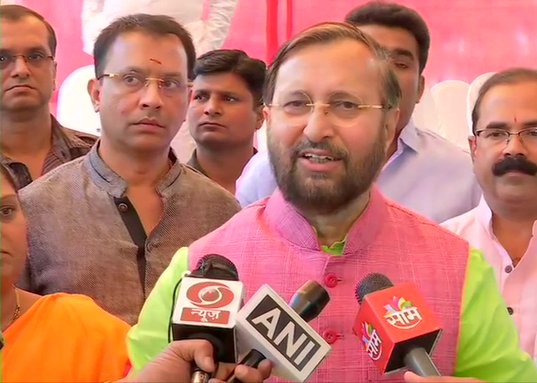 Union Minister Prakash Javadekar