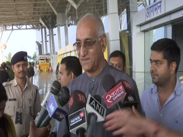 Congress leader TS Singh Deo speaks to media on Friday