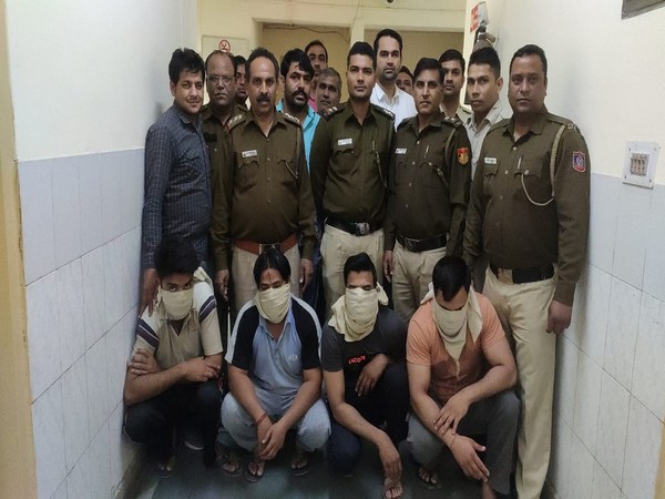 Police arrested the four accused identified as Karan, Lakshya, Dheeraj and Chhotu