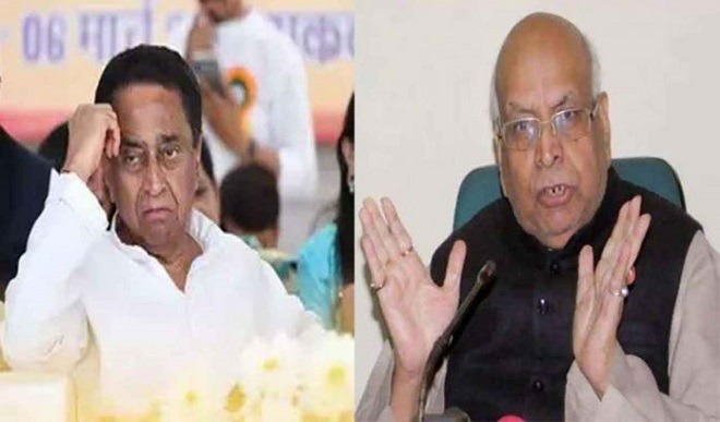 Madhya Pradesh Governor Lalji Tandon and  Chief Minister Kamal Nath