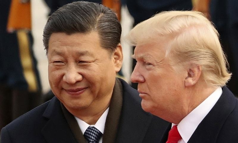 President Xi Jinping in a call with his US counterpart Donald Trump