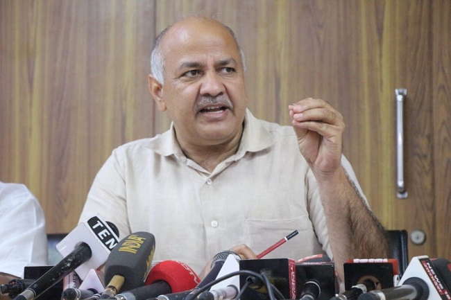 Delhi Deputy Chief Minister Manish Sisodia