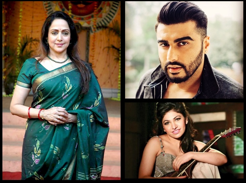 Hema Malani, Arjun Kapoor and Tulsi Kumar