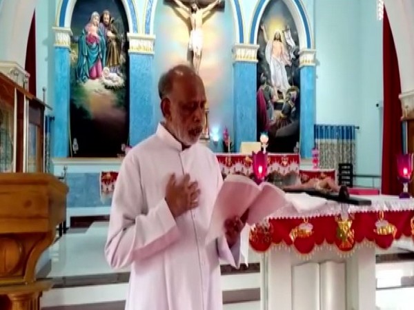 A church in Wayanad conducting Good Friday prayer service.