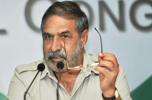 Congress leader Anand Sharma