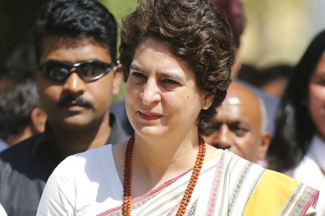 Congress leader Priyanka Gandhi Vadra