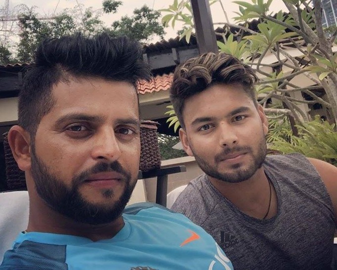 Suresh Raina and Rishabh Pant