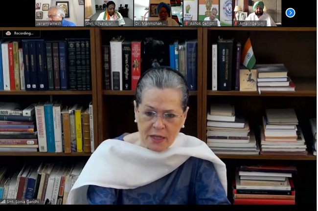 Congress President Sonia Gandhi