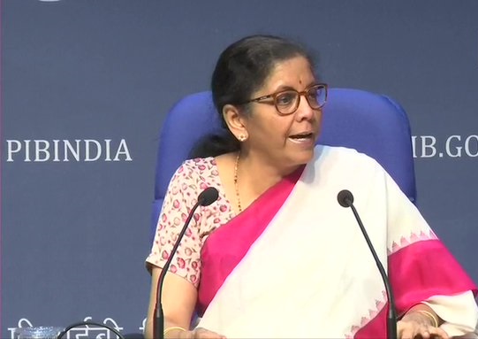 Union Finance Minister Nirmala Sitharaman