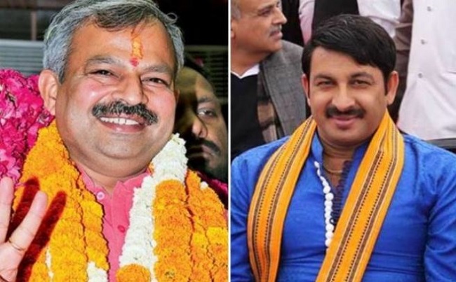 Adesh Kumar Gupta and Manoj Tiwari