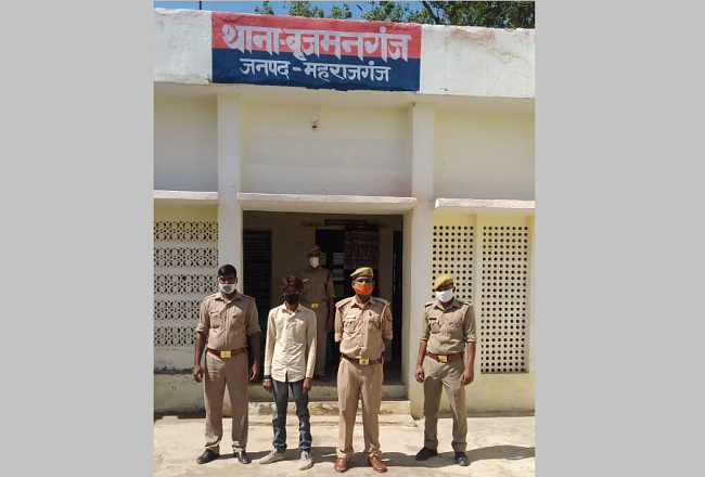 पुलिस द्वारा अपहरण व पाक्सो एक्ट के वांछित  गिरफ्तार अभियुक्त