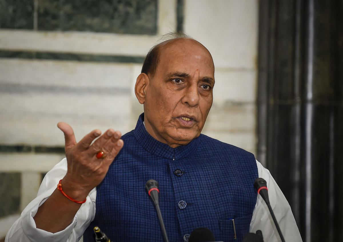 Defence Minister Rajnath Singh