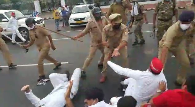 SP workers detained by police