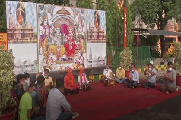 People doing Bhajans